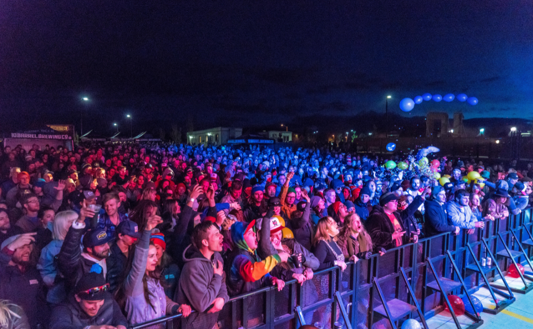 Fans at a live event